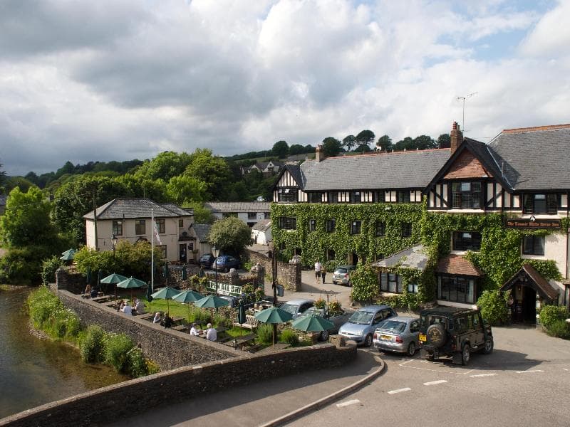 The Exmoor White Horse Inn main