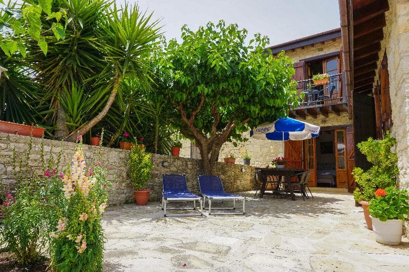 Omodos Village Houses main