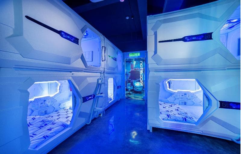 Riccarton Capsule Hotel main