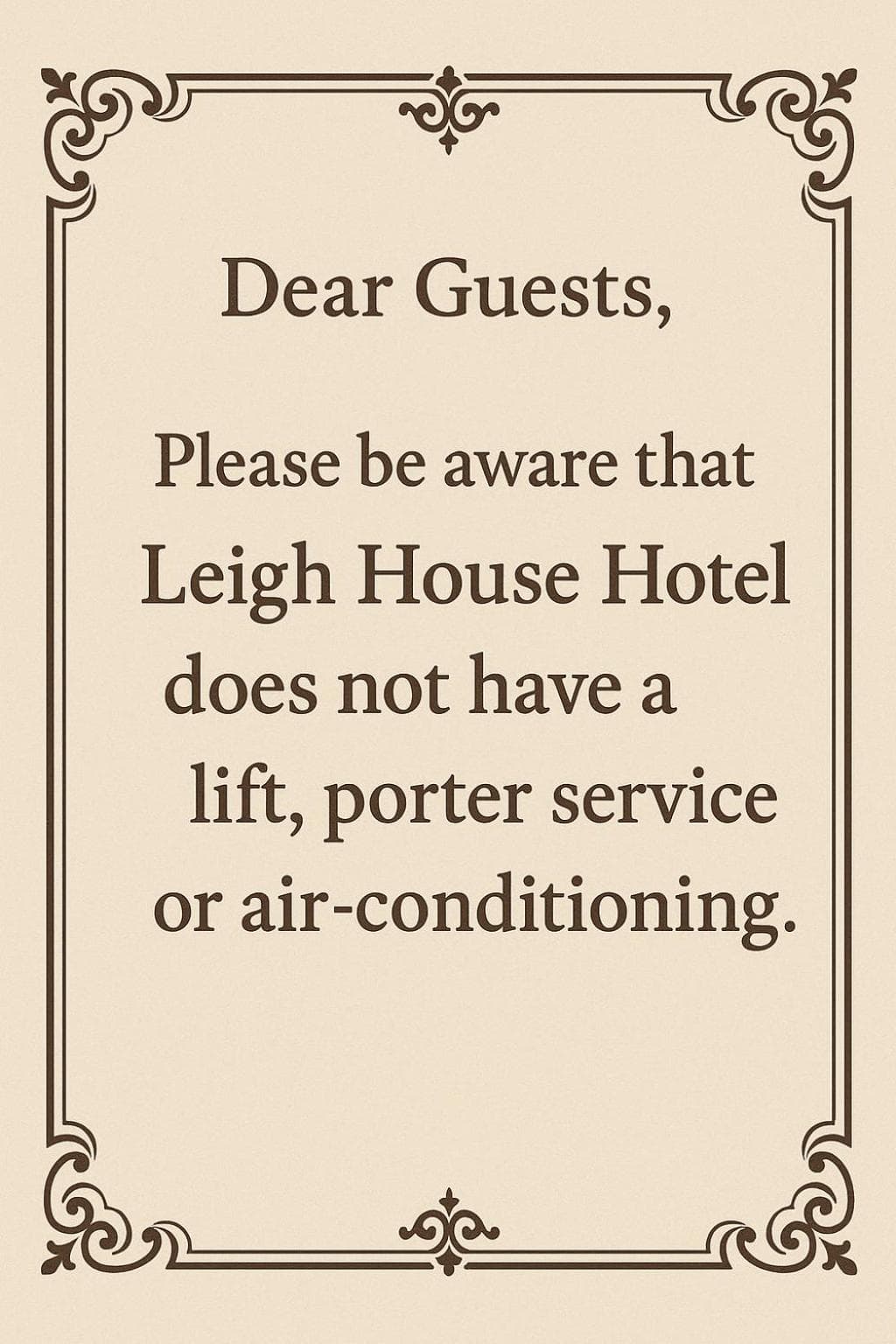 Leigh House Hotel main